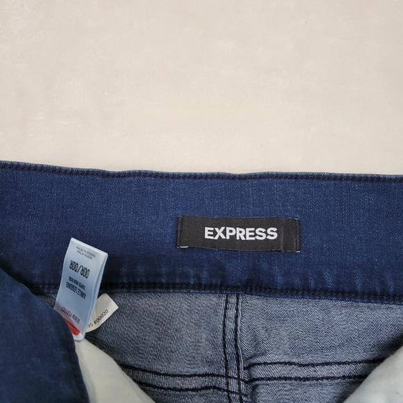 Express. Denim Jeans. Super High Rise Ankle Leggings.  Size 00 Regular. - Picture 5 of 5